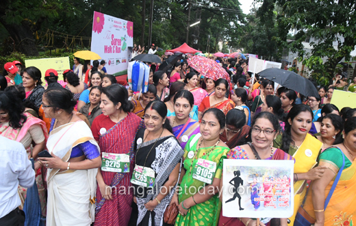 first ever Saree Walk in mangalore